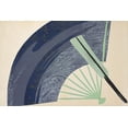 thumbnail image 2 of Sekka, Kamisaka 18x13 White Modern Wood Framed Museum Art Print Titled - Fan from Momoyogusa, 2 of 4