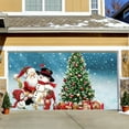 thumbnail image 6 of Hometravel 16x7 Inch Christmas Garage, Decor Cloth Merry Christmas Design, Festive Outdoor Door Hanging Display Piece, 6 of 6