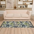 thumbnail image 2 of Yayeee Runner Rug for Bedroom 2'x6' Machine Washable Hallway Non Slip Mat, Green Floral, 2 of 8