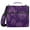 Purple Rose Line Art, variant on 3 Ring Zipper Binder with Shoulder Strap Waterproof Trapper Keeper 1.5 Inch D-Ring 500 Sheets Capacity Purple Rose Line Art