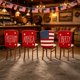 thumbnail image 4 of YiJuHui Independence Day Chair Covers Set of 4, Patriotic Memorial Day 4th of July Decorations for Home Kitchen Dining Party, Reusable Polyester Holiday Chair Back Covers, Flag Theme Party Supplies, 4 of 6