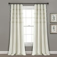 thumbnail image 2 of Paneles de cortina de ventana de algodón teñido con hilo de rayas vintage Neutral 40X84 ??Set Lush Decor 16T004537, 2 of 2