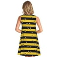 thumbnail image 7 of Spring Summer Dresses for Women 2025 - Striped With Bees Swimsuit Coverup Sundresses for Women, Beach Vacation Clothes for Women, Hawaiian Tshirt Dresses for Women, 7 of 7