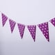 thumbnail image 3 of Banderín Triangular de Punto de Cumpleaños Yotijar Decoración Colgante Empavesado Morado, 3 of 8