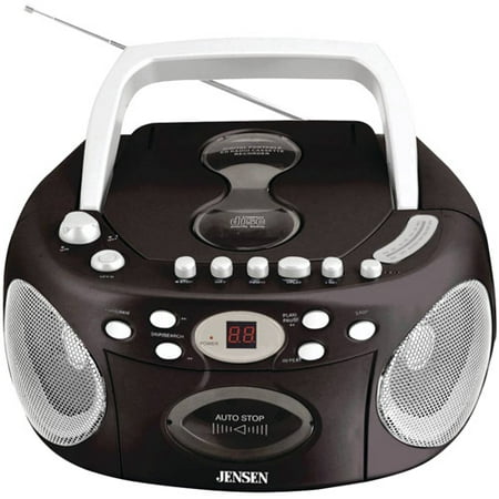 Jensen CD-540 Portable Stereo Compact Disc Cassette Recorder with AM/FM Radio