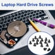 thumbnail image 2 of 50pcs Hard Drive Screws M3 x 4.7mm HDD SSD Hard Drive Mounting Screws Black Metal Hard Drive Replacement Screws for Laptop Hard Drive, 2 of 7