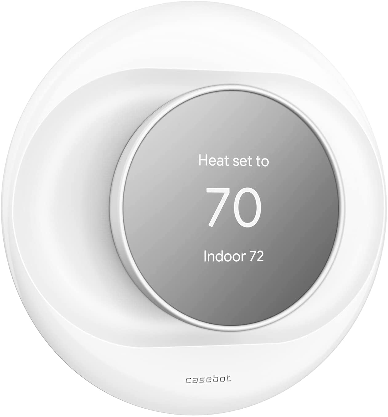 Mighty Abstraction language CaseBot Wall Plate Cover Compatible with Google Nest Thermostat 2020,  Practical and Stylish Decoration Bracket Mount (White) - Walmart.com