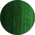 thumbnail image 1 of Ahgly Company Indoor Round Abstract Green Contemporary Area Rugs, 7' Round, 1 of 1
