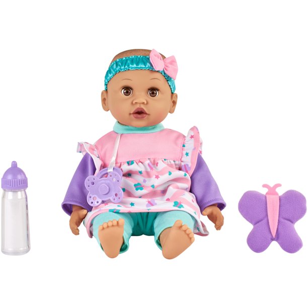 My Sweet Love Butterfly Baby Doll & Accessories, Purple, Designed for
