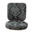 thumbnail image 2 of Funda para silla de ordenador Zulema lavables de repuesto Negro, 2 of 8