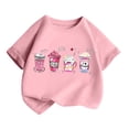 thumbnail image 3 of TZEWGL T-Shirts pour Enfants Imprimés Col Rond Manches Courtes Vêtements d'Été Amples pour Enfants Taille 4-6T, 3 of 5