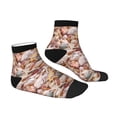 thumbnail image 3 of Bingfone Colorful Seashells Design Patterned Men'S Women'S Casual Cotton Socks, 3 of 9