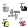 thumbnail image 3 of 3 Pieces Meat Grinder Blade Stainless Steel Knife Cutter Replacement for Grinder, 3 of 7
