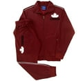 thumbnail image 1 of Men's Canada Print Designer Heritage Tracksuit With Track Jacket & Jogger Trackpants, 1 of 2