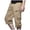 Khaki, variant on Mens Cargo Shorts Loose Fit Bermuda Cargo Shorts Men Casual Summer Fishing Outdoor Utility Shorts