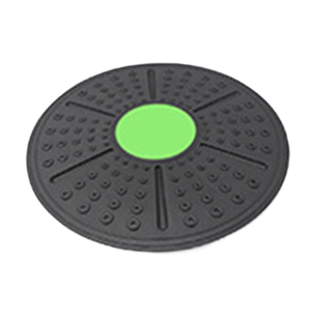 Tabla de equilibrio Wobble con rotación de 360 degree, regalo navideño, diámetro de 36 cm, antideslizante, para ejercicios Verde