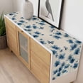 thumbnail image 4 of Navy Blue Floral Table Runner - 70 Inch Long, Kitchen Dining Table Runner Dresser Scarves, Spring Flowers Rustic Butterfly Farmhouse Decor for Coffee Tables Wedding Party Banquet, 4 of 8