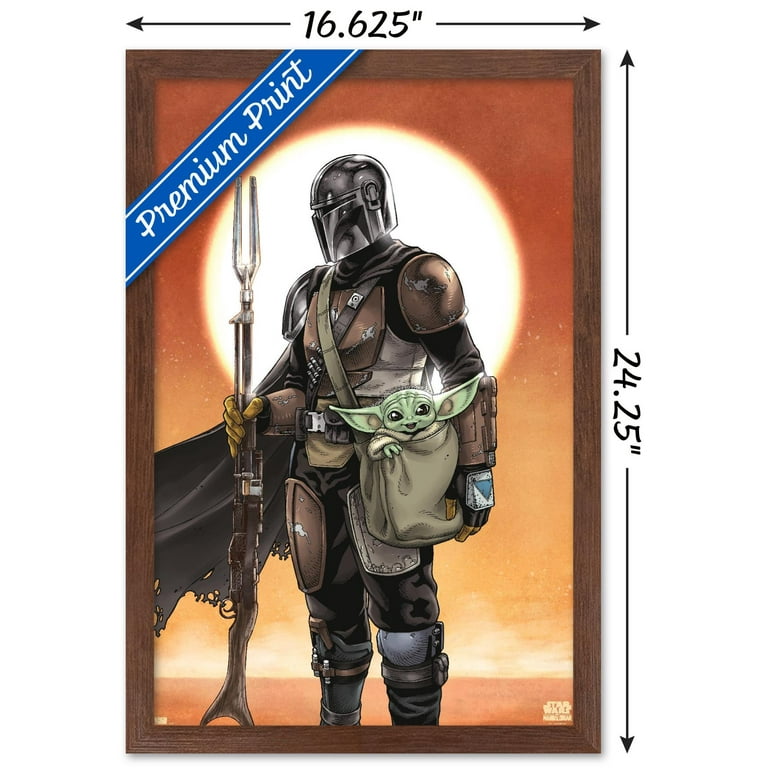 Star Wars: The Mandalorian - Manga Duo Wall Poster, 14.725
