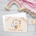 thumbnail image 4 of Tarjetas de agradecimiento AnyDesign Baby Shower Boho Rainbow x36, 4 of 7