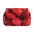 thumbnail image 2 of Disketp Strawberry Red Estuche de Lápices de Doble Capa con Tapa Abatible y Cremallera, Organizador Escolar para Adolescentes y Adultos, 2 of 7