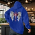 thumbnail image 2 of Angel Wing Hoodie for Men Women 2026 Fall Winter Long Sleeve Graphic Hooded Sweatshirt with Pockets Pullover Top Streetwear, 2 of 5