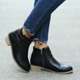 thumbnail image 3 of NOKIO Elegant Women'S Short Boots Minimalist Side Zipper Boots For Women Ankle Boots Short Boots Single Shoes For Ladies Casual Shoes Women'S Statement Heel Ankle Boots Chic Women'S Trendy Booties, 3 of 5