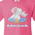 thumbnail image 4 of Inktastic My Nonni Loves Me Cute Elephants Clouds Moon and Stars Youth T-Shirt, 4 of 5