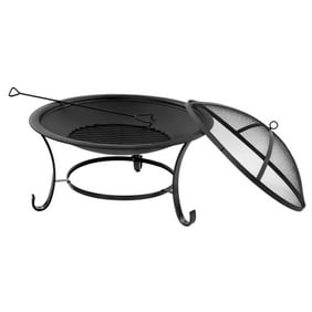 Safavieh Rico Fire Pit Copper Black Walmart Com