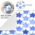 thumbnail image 2 of Dish Drying Mat Kitchen Pad Large Counter Absorbent Dish Mats Drainer Navy Blue Stars, 2 of 8