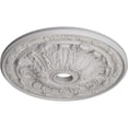 thumbnail image 3 of 30"OD x 3 7/8"ID x 3 1/4"P Flagstone Ceiling Medallion (Fits Canopies up to 3 7/8"), Hand-Painted Ultra Pure White, 3 of 6