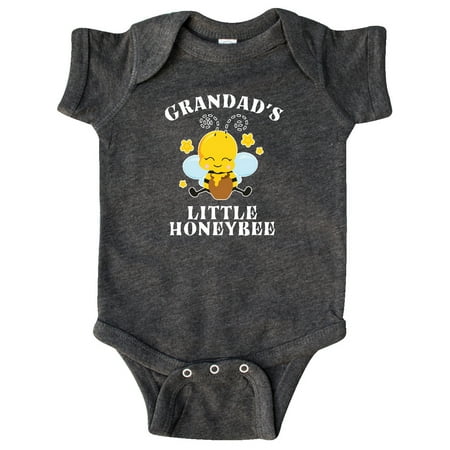 

Inktastic Cute Bee Grandad s Little Honeybee with Stars Gift Baby Boy or Baby Girl Bodysuit