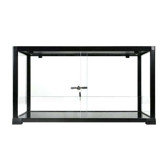 Reptile Glass Tank - 30 x 12 x 16 Inches Knock Down Full View Natural Terrarium