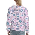 thumbnail image 7 of Kdxio Sea Shells 3 Print Womens Oversized Hoodies Sweatshirts Hooded Pullover Tops Sweaters Casual-Medium, 7 of 7