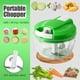 thumbnail image 2 of Procesador de Alimentos Manual, de Verduras, de Portátil con Tirador de Cuerda, Cortador de Cebolla para Verduras, Jengibre y Frutas., 2 of 5