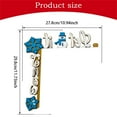 2pack LuClweCe Halloween Sale Hangs,Wooden Christmas Door Corner