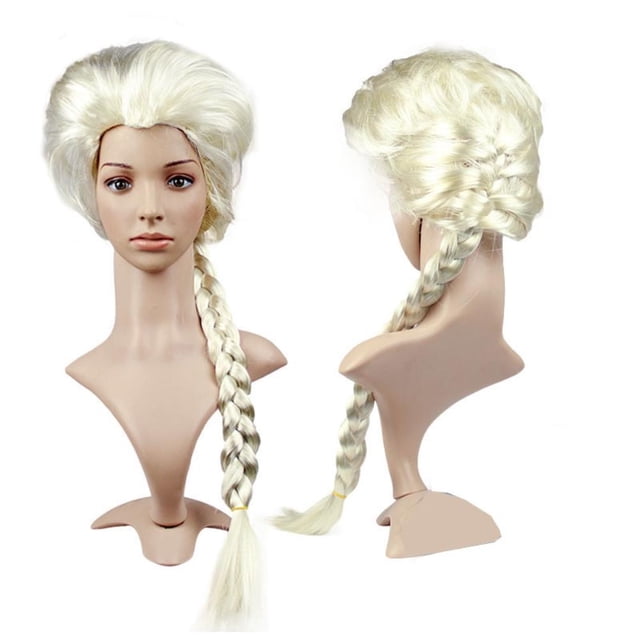 Peluca trenzada larga, figura de película de dibujos animados, figura de película de cosplay, peluca de cosplay creada magistralmente