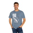 thumbnail image 4 of Novelty Nationalistic Fishermans Angling Trawling Lover Hilarious Patriotic Trawler Angler Farming Fishes Unisex Garment-Dyed T-shirt, 4 of 4