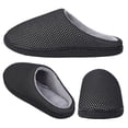 thumbnail image 4 of EastVita Slippers for Men and Womens Cozy Memory Foam Slippers Two-Tone Closed Toe Slip On Couples House Shoes Bedroom Indoor Outdoor, 4 of 8