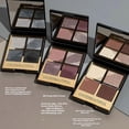 thumbnail image 4 of Compact 4-Color Eyeshadow Palette Kit: Shimmer & Matte Finishes, Black, Gold & Earth Tones for Travel, Portable Makeup Set, 4 of 8