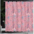thumbnail image 3 of Ambesonne Floral Shower Curtain, Vintage Garden Print Classic, 69"Wx75"L, Pastel Pink, 3 of 4