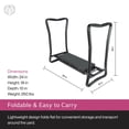 thumbnail image 6 of Yard Butler GKS-2 Garden Kneeler & Seat, Heavy-Duty Folding Stool, Black, 6 of 7