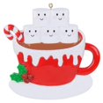 thumbnail image 5 of Cinco árboles de Navidad colgante decorativo Navidad taza de café serie colgante de resina 10,2*8,5*0,8 cm, 5 of 5
