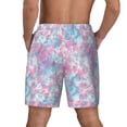thumbnail image 2 of Lsque Mens Swim Trunks Tie Dye Pattern - Bathing Suit Compression Liner - Beach Swim Shorts Swimwear - (S-3XL) - Stretch Quick Dry -Small, 2 of 9