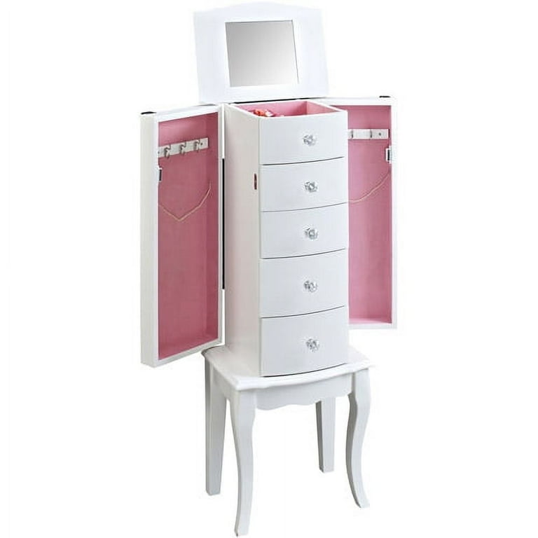 White jewelry armoire walmart discount