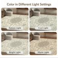 thumbnail image 7 of ODIKA Vintage Transitional Dusty Botanical Border Distressed for Dining Room, Under Table, Office, Non-Slip Chair-Friendly Floor, 7 of 7