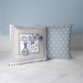 thumbnail image 6 of Birdsong Bouquet Vase Throw Pillow with Removable Cover in Beige 20x20, 6 of 6