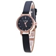 thumbnail image 1 of On Sale! Womens Watches ,Mothers Day Gift for Grilfriend Minimalist Fashion Woman Fine Strap Watch Travel Souvenir Birthday Gifts,Black Buy 2 Save 10%, 1 of 4