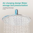 thumbnail image 4 of Pommeau de Douche Pluie Rond Haute Débit Acier Inoxydable Design Haute Pression (B-Chrome 12), 4 of 6