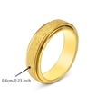thumbnail image 6 of Fashion Simple French Style Rotatable Frosted Colorful Decompression Ring Men And Women Ring Party Ring,Black,7, 6 of 19