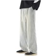 thumbnail image 2 of Yiliang Mens Straight Leg Jeans Men's Summer Straight Jeans Flexible and Comfortable Pants Perfect for Casual Wear Available in light Wash, 2 of 6